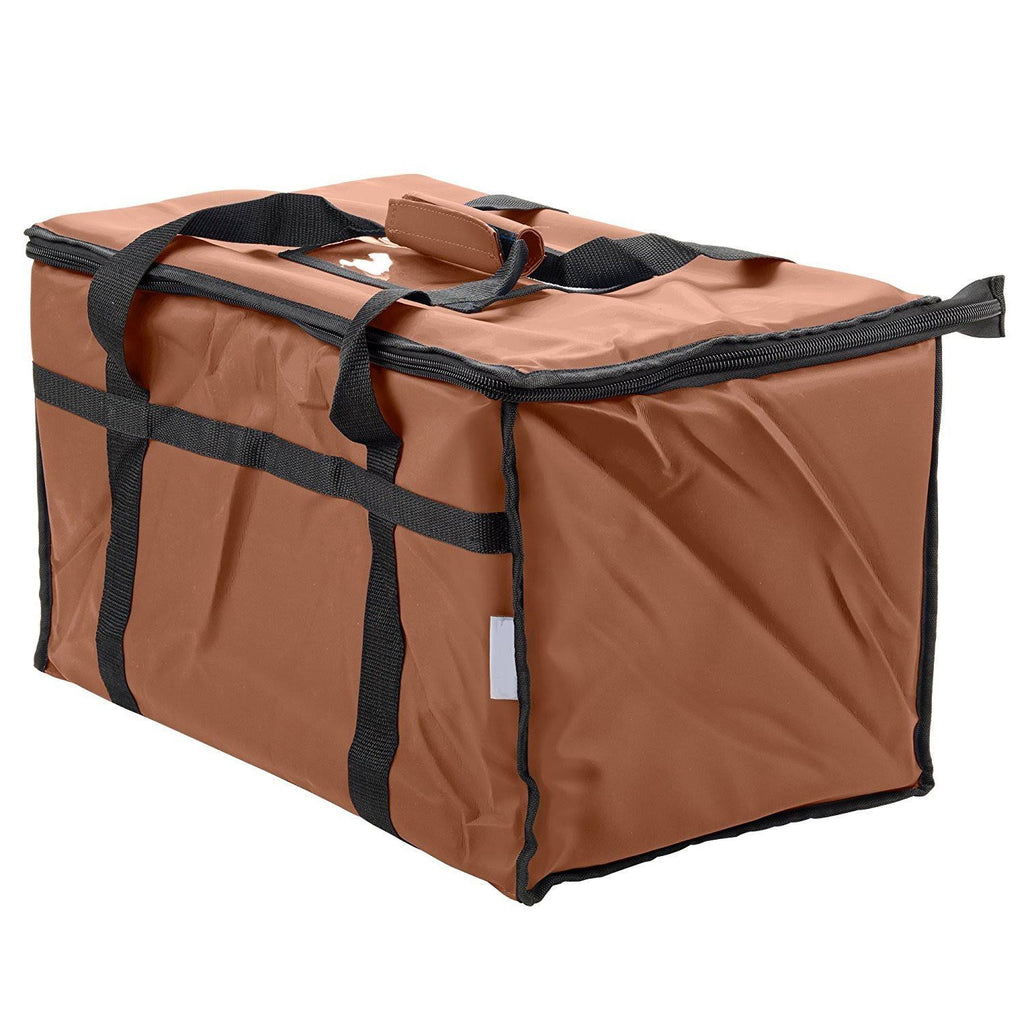 Insulated Food Delivery Bag Pan Carrier (Brown) H7621