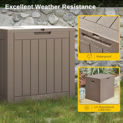 Grey 31 Gallon Outdoor Storage Box P944