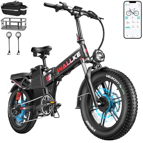 20" Fat Tire Folding Full Suspension Electric Bike P276
