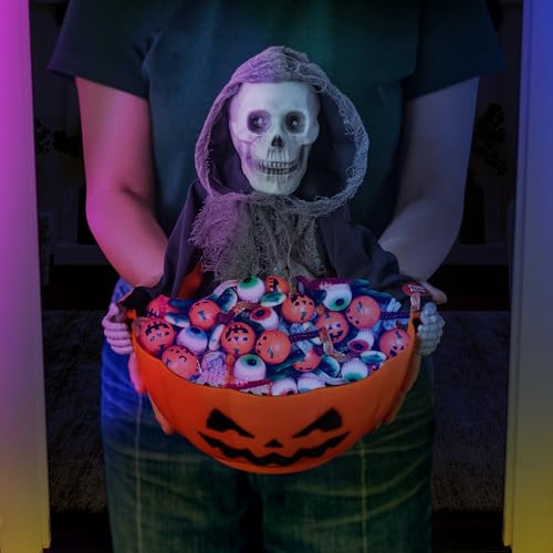 Halloween Candy Bowl Animated Candy Dish with Sound and Movement U591170