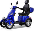 Blue 4-Wheel All Terrain Electric Mobility Scooter Z976835