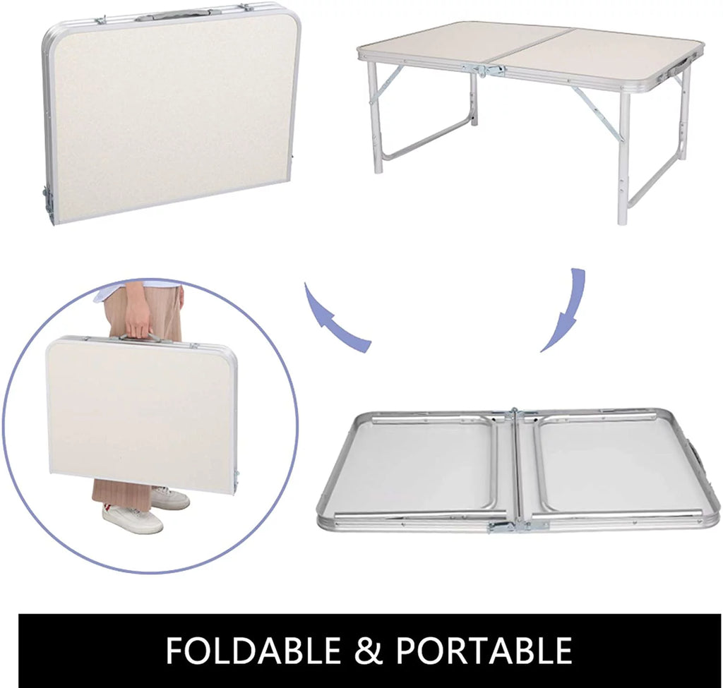 Aluminum Height Adjustable Portable Folding Table I542