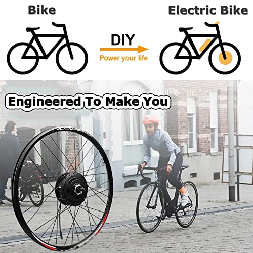 48V 350W Rear Hub Motor Ebike Conversion Kit with LCD Display Q9935