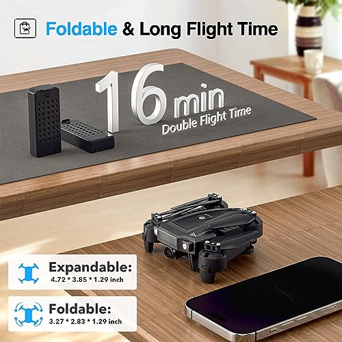 1080P Camera FPV Foldable Drone with 2 Batteries H99132