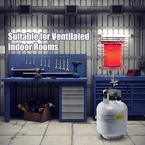 35,000-42,000 BTU Portable Propane Heater with Tip-over Switch & Safety Shut-off H4304