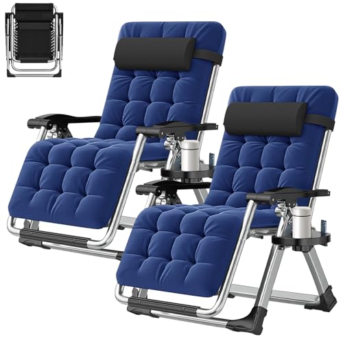 Zero Gravity Folding Lounge Chair with Removable Cushion N486426