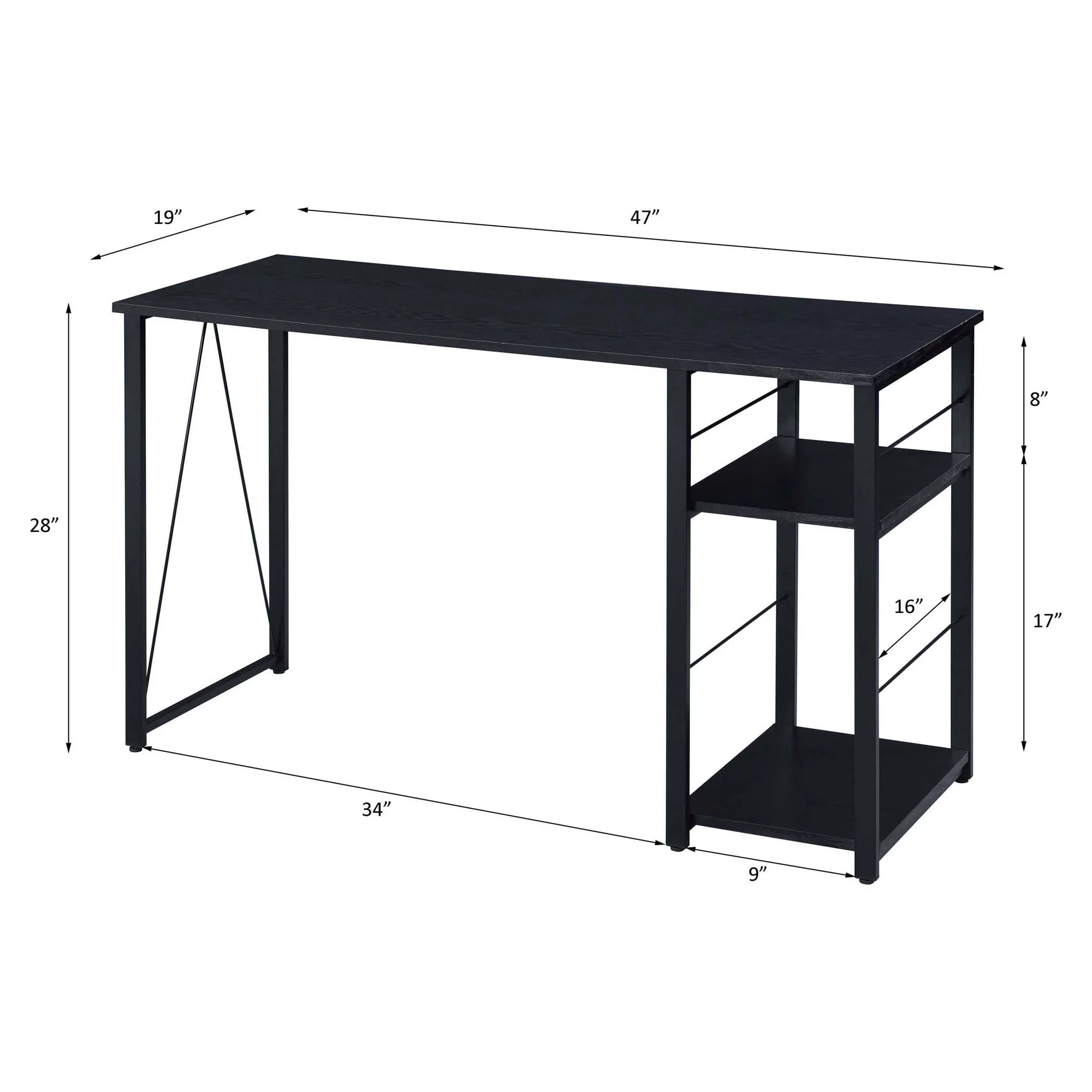 Black Writing Desk Q807926