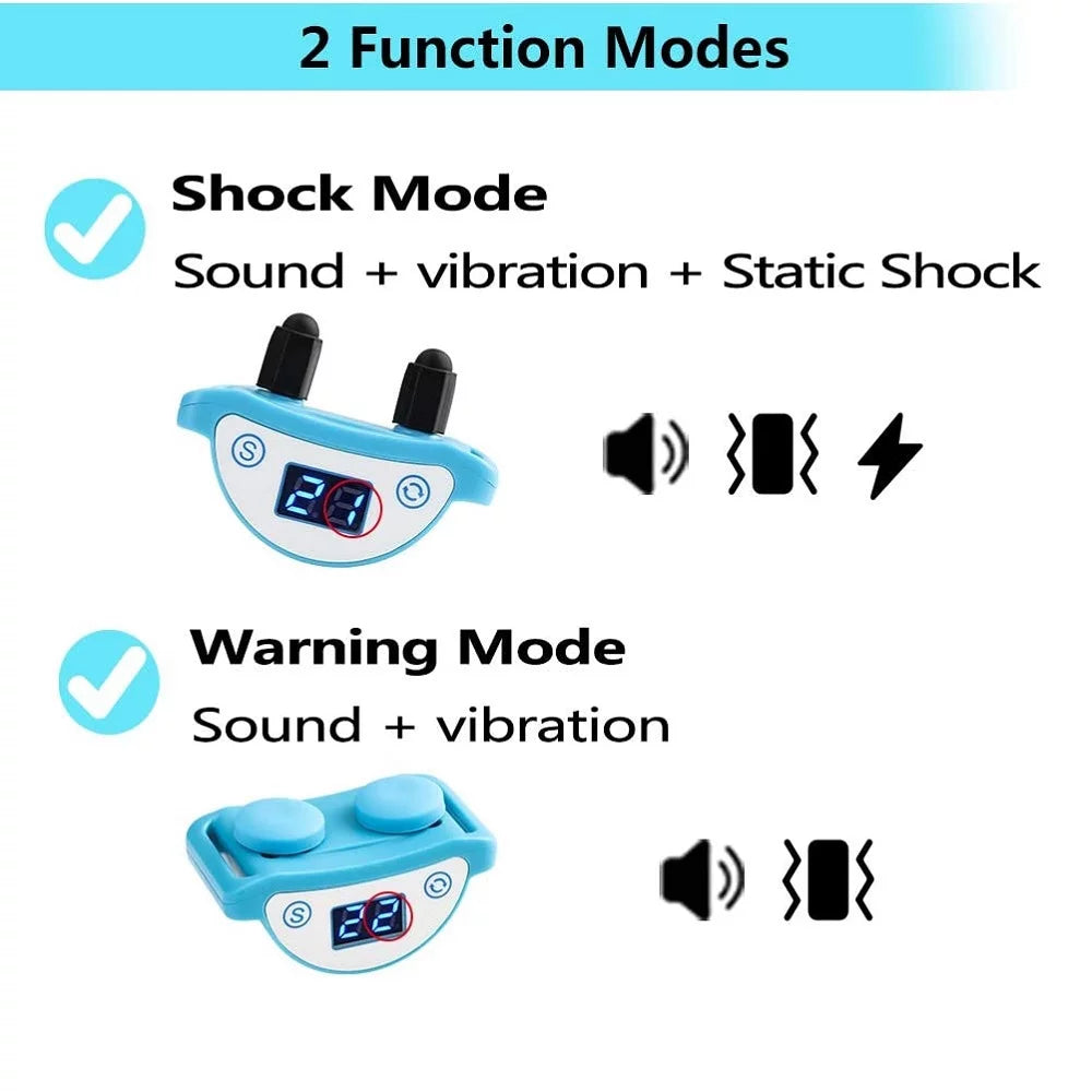 Cat Shock Collar with Sound Vibrate and Shock 3 Working Modes Waterproof Rechargeable Q5108