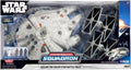11 Piece Action Figures Playset with Millenium Falcon D5565