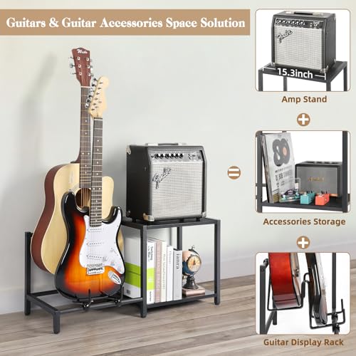 3-Piece Floor Guitar Rack with Amp Support K627022