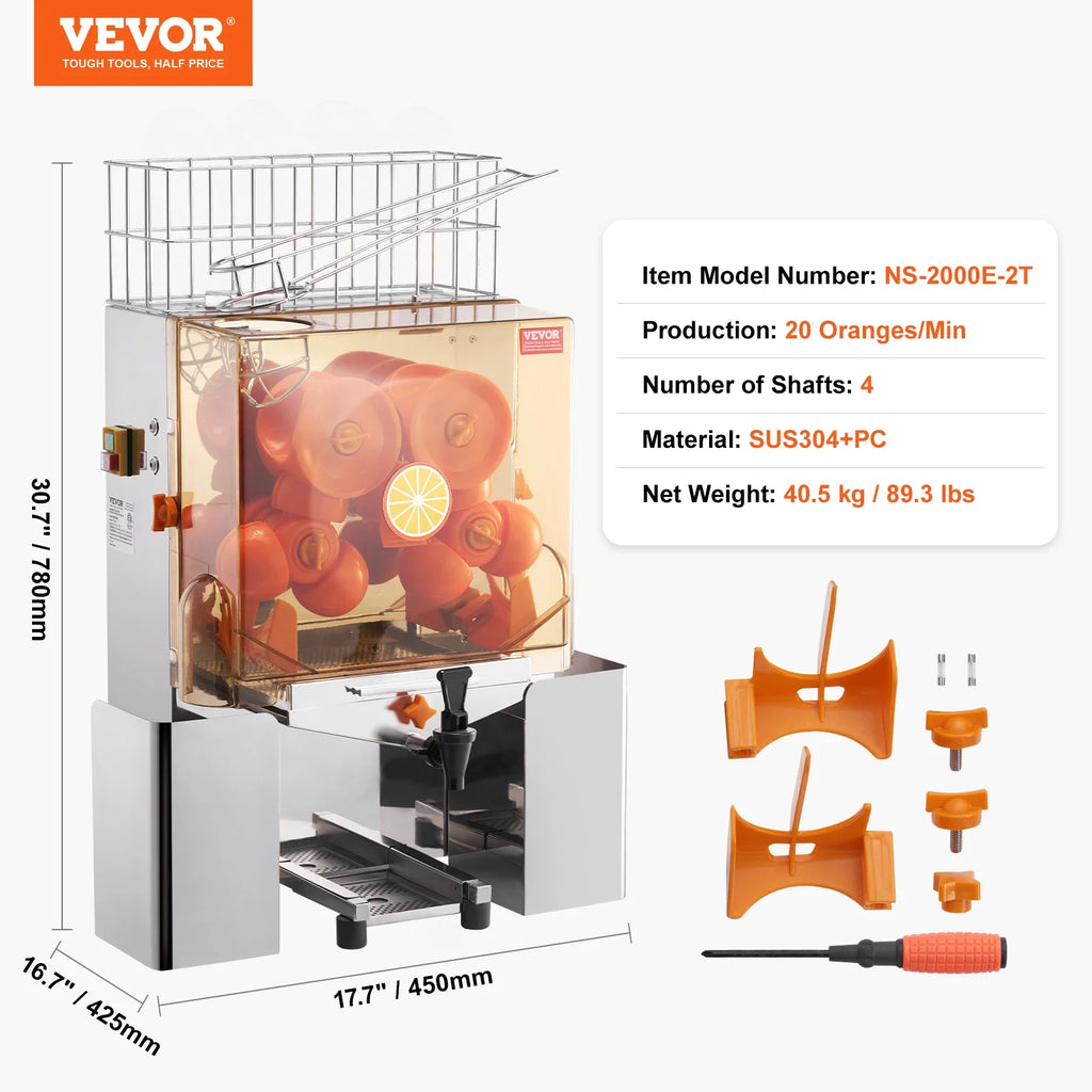 Orange Juicer Machine Juice Squeezer Extractor D130010