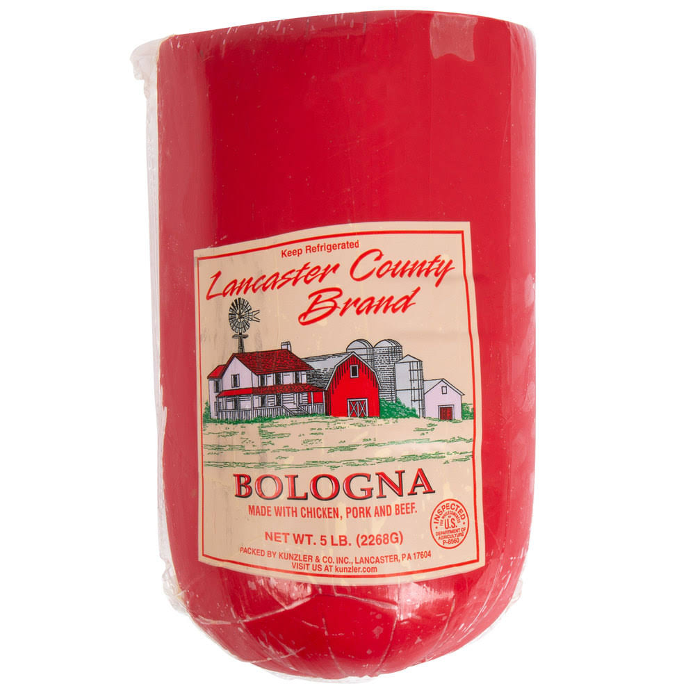5 lb. Deli Bologna - 2/Case D23823