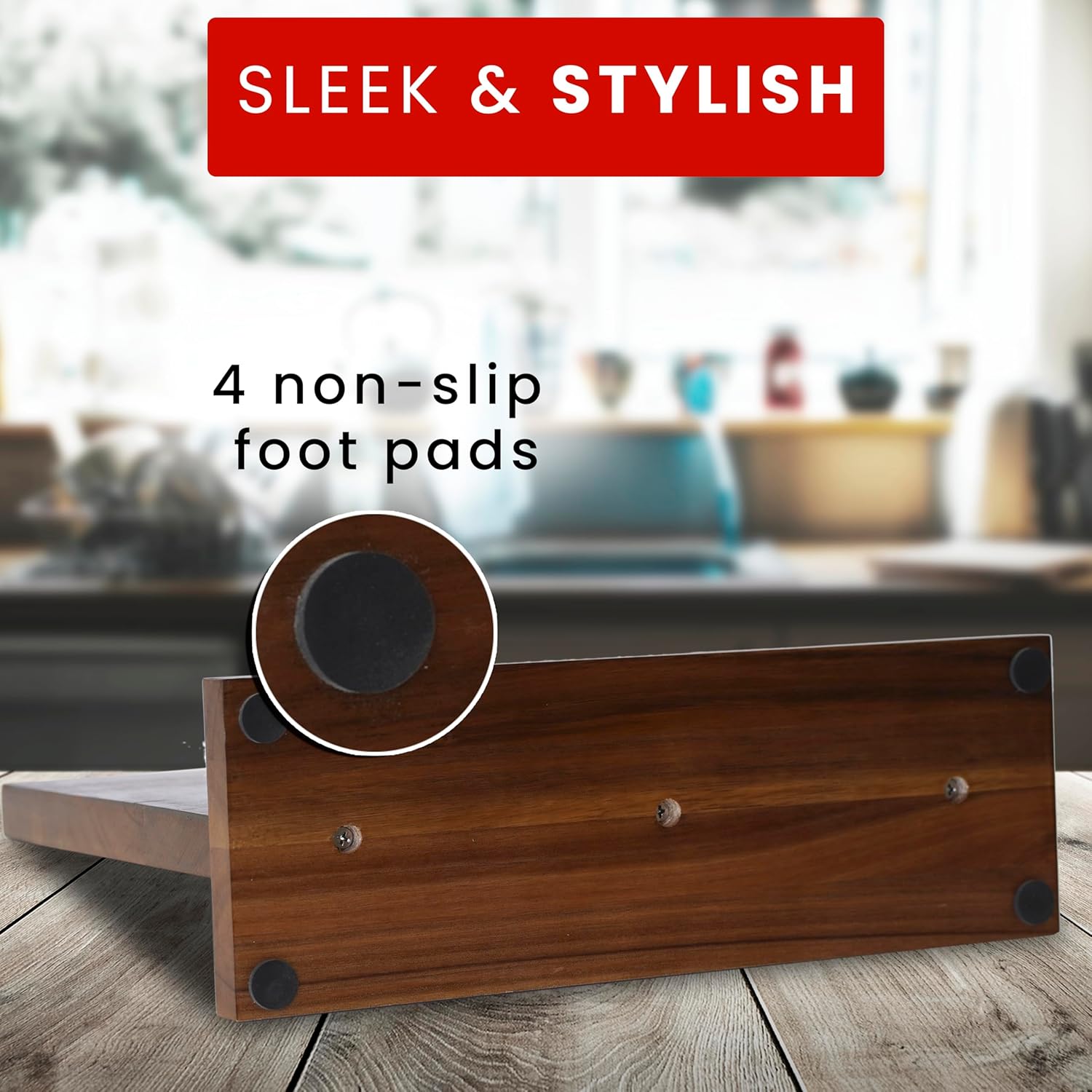 Wooden Magnetic Knife Holder E77630