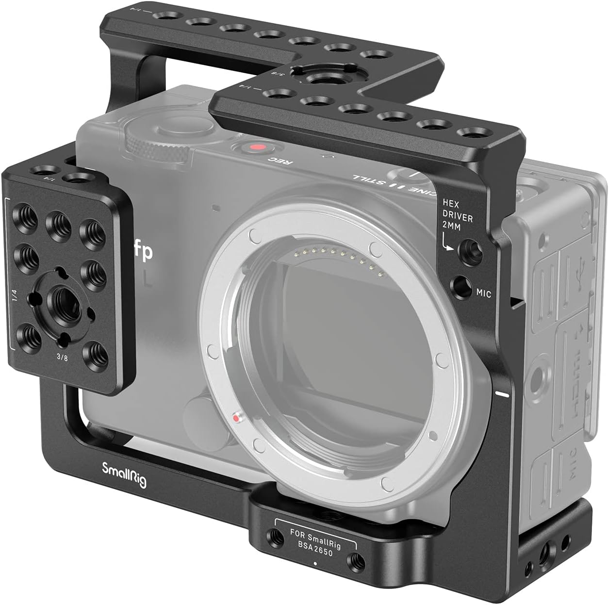 Full Cage with NATO Rail and Threaded Holes S3010