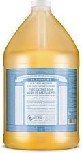 Baby Unscented Pure-Castile Liquid Soap, 1 Gallon W168