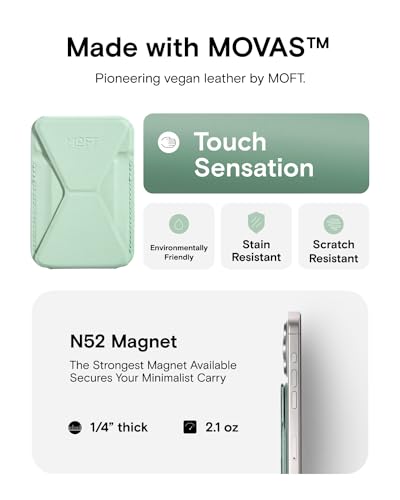 Magnetic Wallet Stand, Cool Grey W230705