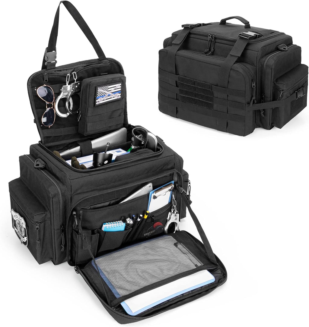Black Patrol Bag with Laptop Layer T39551
