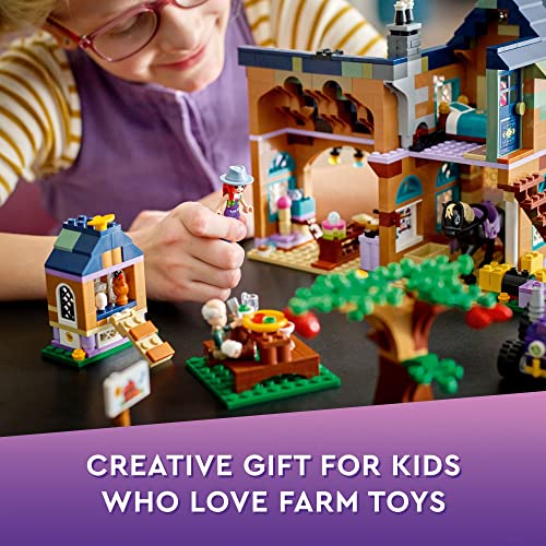 Organic Farm House Set with Toy Horse, Stable, Tractor and Trailer plus Animal Figures S485