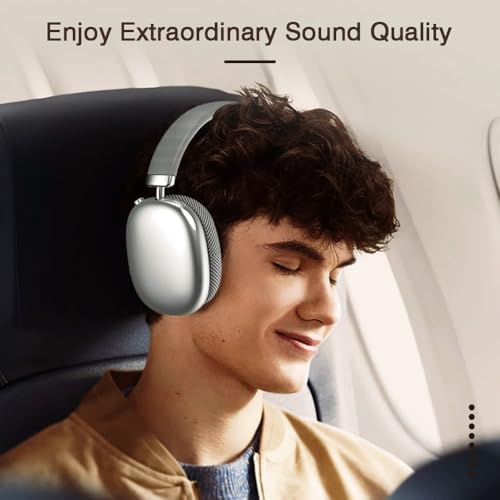 Wireless Over Ear Noise Canceling Bluetooth Headphones with Microphone 48H Playtime X9944