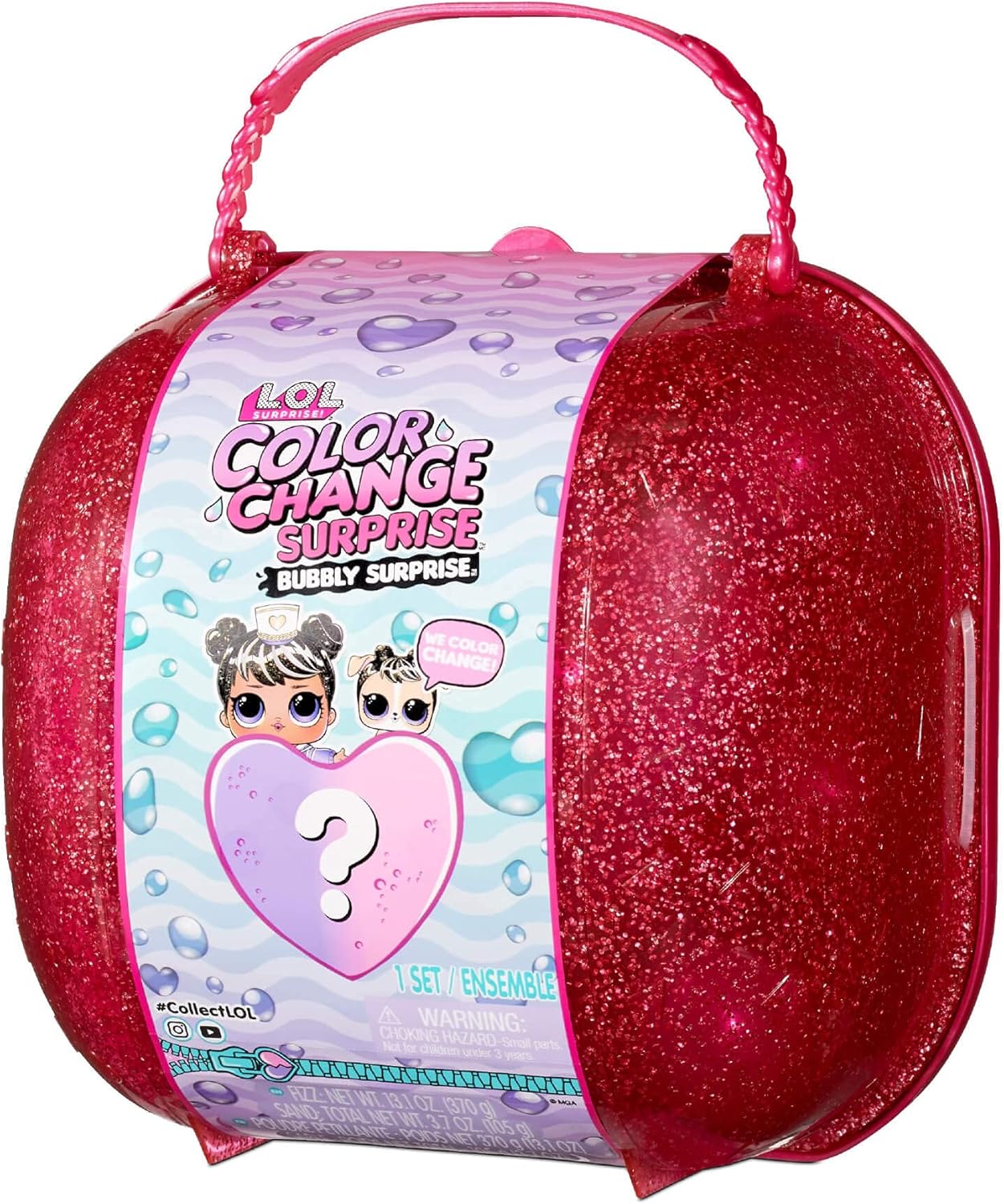 Color Change Bubbly Surprise (Pink) Doll & Pet Collectible Playset C884421
