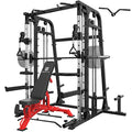 All-in-One Smith Machine Power Cage with Smith Bar and Cable Crossover Machine S925