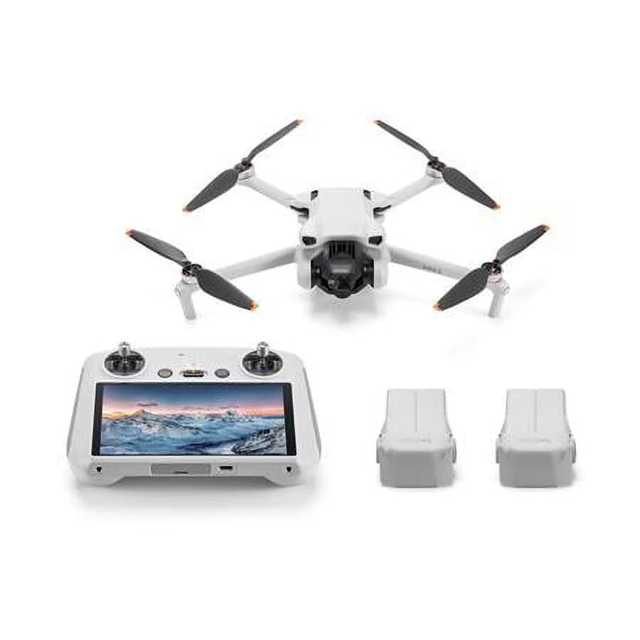 Mini 3 Drone Fly More Combo with RC Remote Controller Bundle with 64GB microSD Card, Foldable Landing Pad Pro, Cleaning Kit U480603