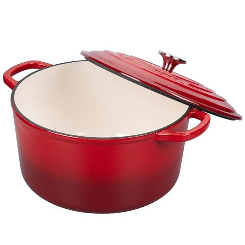 4.5 Quart White Enameled Cast Iron Dutch Oven N877123