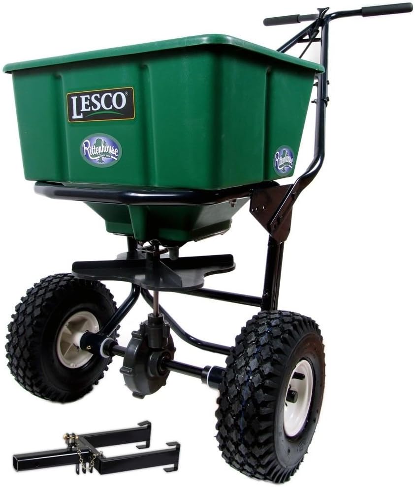 50 Lb. Push Spreader with Spreader Caddy (Bundle, 2 Items) G636155