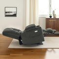 Large Triple Motor Power Lift Recliner Chair with Massage and Dual Heating, Fabric (Grey, Large) K409004