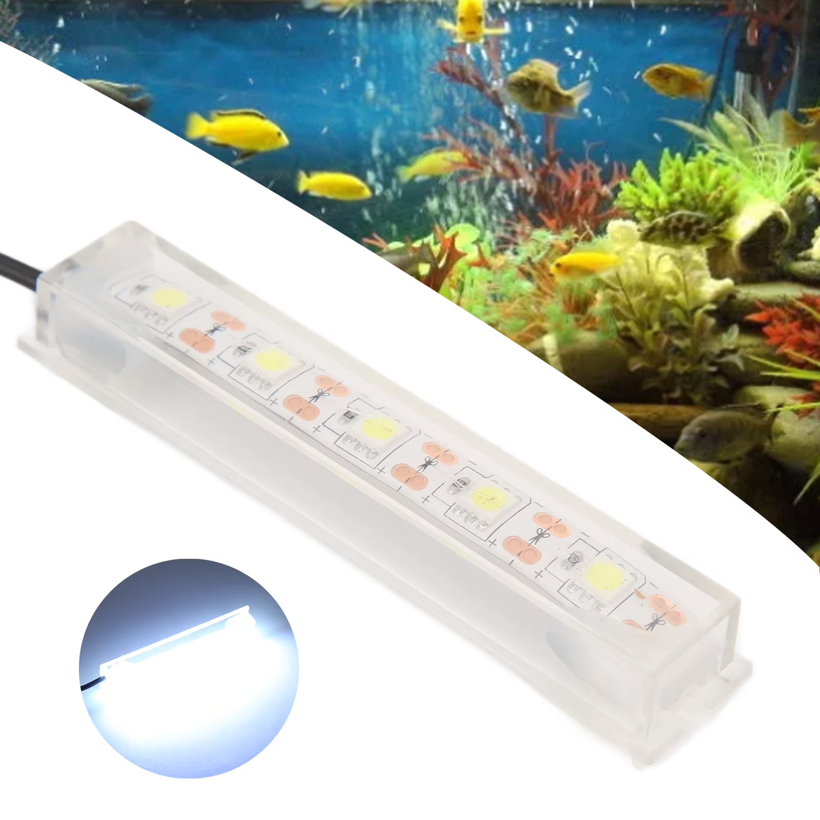 Aquarium Light Fish Tank LED Light White Light O242052