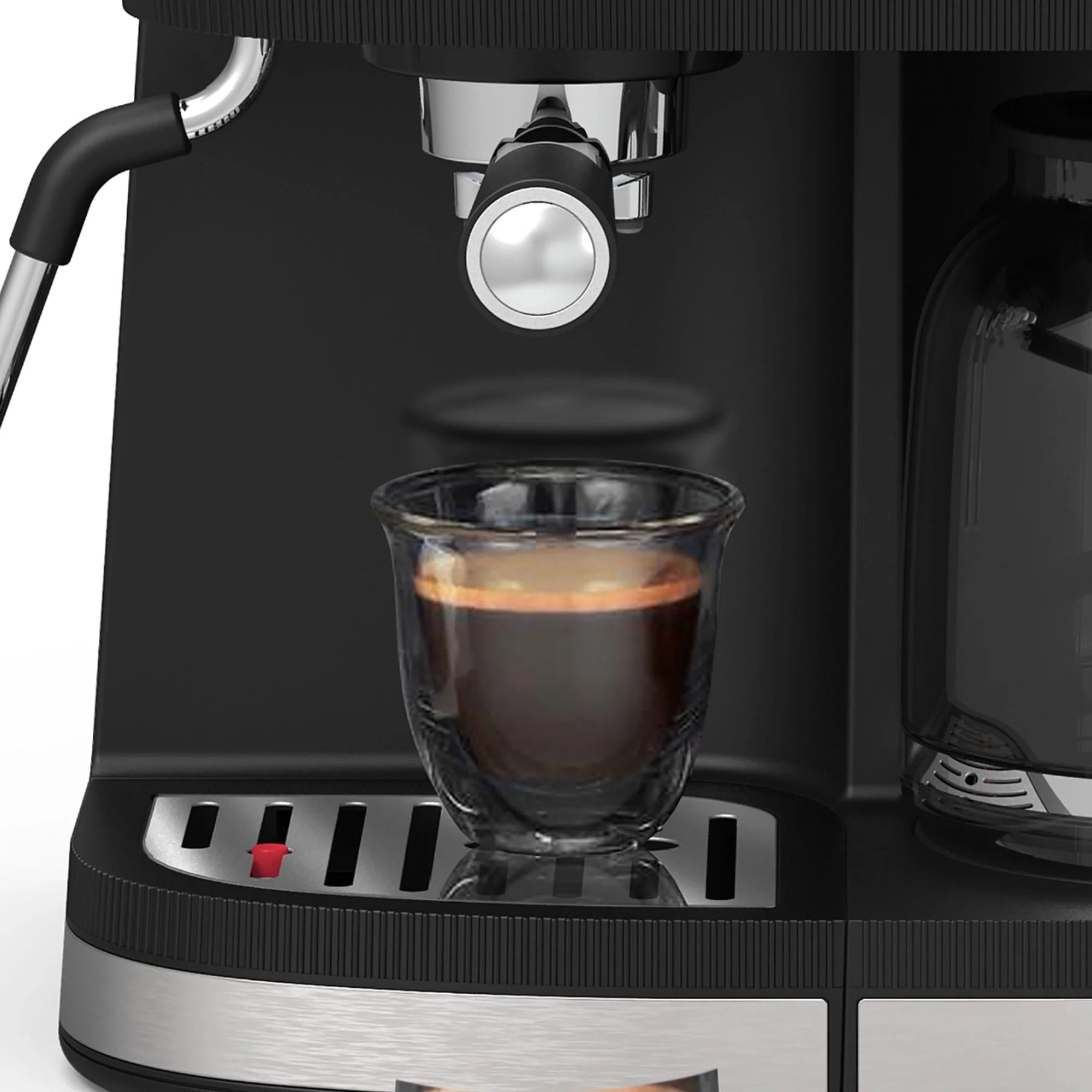 Combo Espresso and Drip Coffee Maker - Stainless Steel S700712