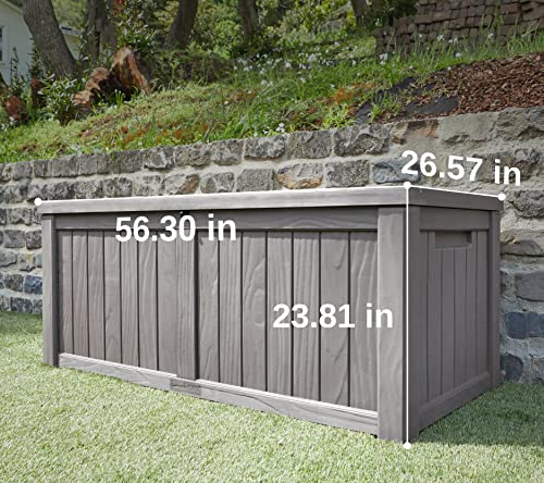 Grey 31 Gallon Outdoor Storage Box P944
