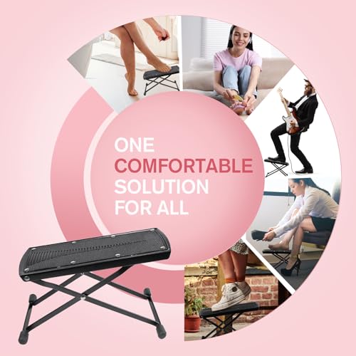 6 Heights Adjustable Non-Slip Pedicure Foot Rest A483