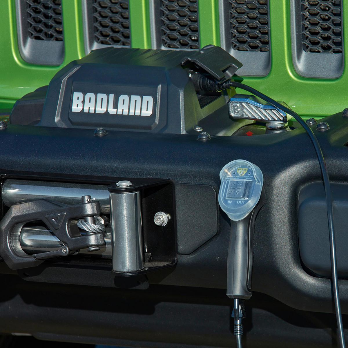 12,000 lb. Winch with Steel Rope and Wireless Remote F1461