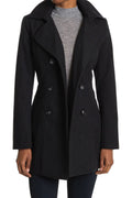 Double-Breasted Wool-Blend Peacoat E776772
