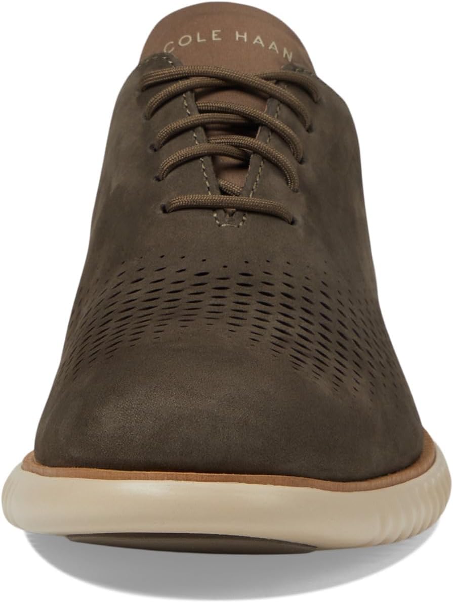 Deep Olive Nubuck Oxford Lined E267