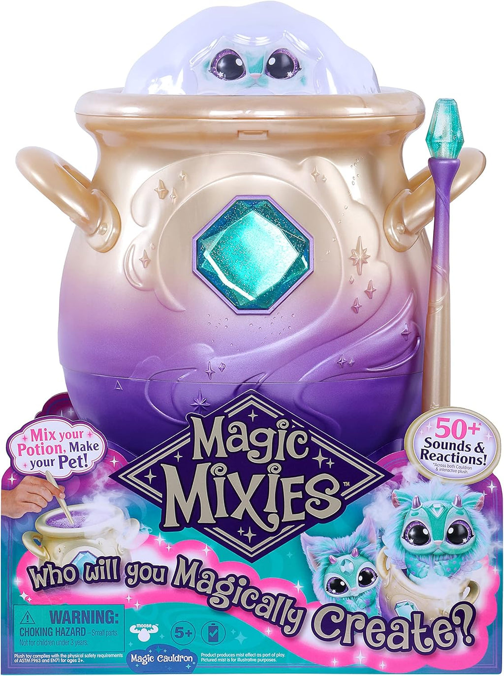 Multicolor 8 inch Plush Toy with Cauldron P52231