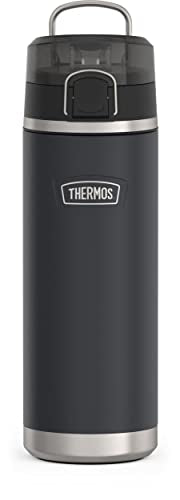 24 Ounce Vacuum Insulated Stainless Steel Water Bottle with Lid Q454511