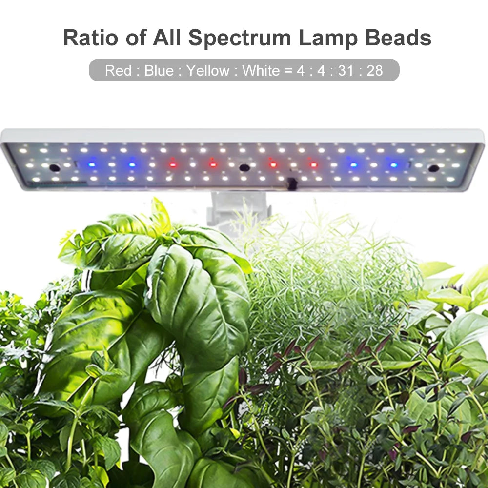 9 Pods Hydroponic Growing System with Grow Lights E17607