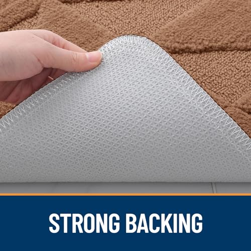 Non-Slip Absorbent Washable Door Mat (59x36 inches, Black) I77972