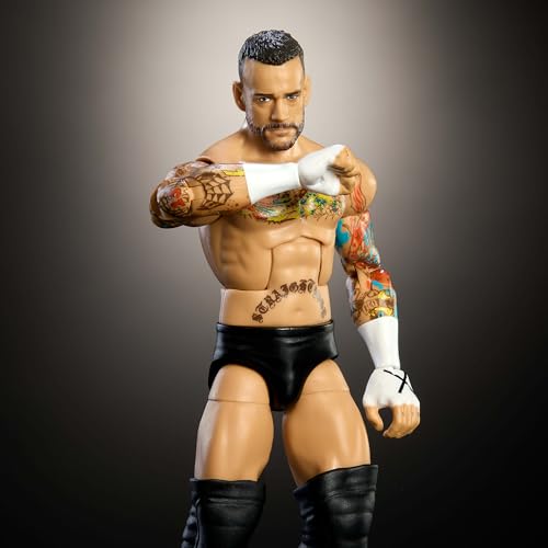 WWE Elite Action Figure & Accessories Set, 6-inch Collectible with Swappable Hands R70332
