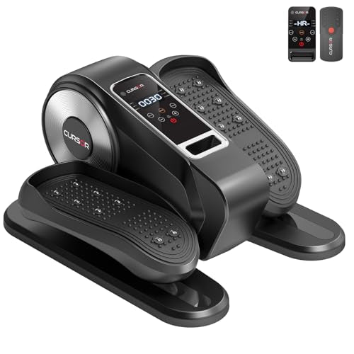 Under Desk Electric Pedal Exerciser with Remoter, 12 Level Speeds G77585