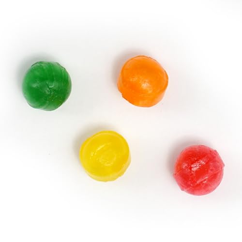 Assorted Sour Candy Balls, 1 Pound Bulk Candy, Individually Wrapped Hard Candy N898993