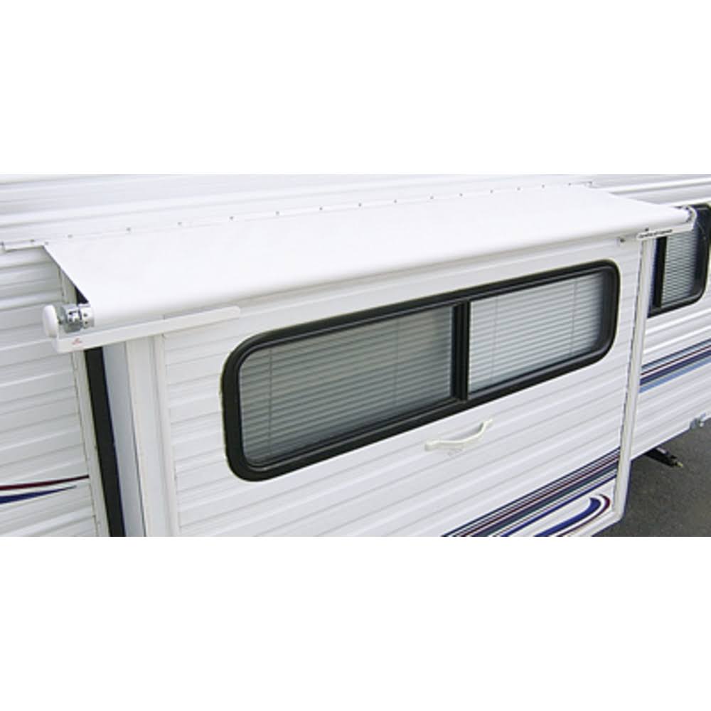 White RV Slideout Awning Replacement Fabric, 85 A932