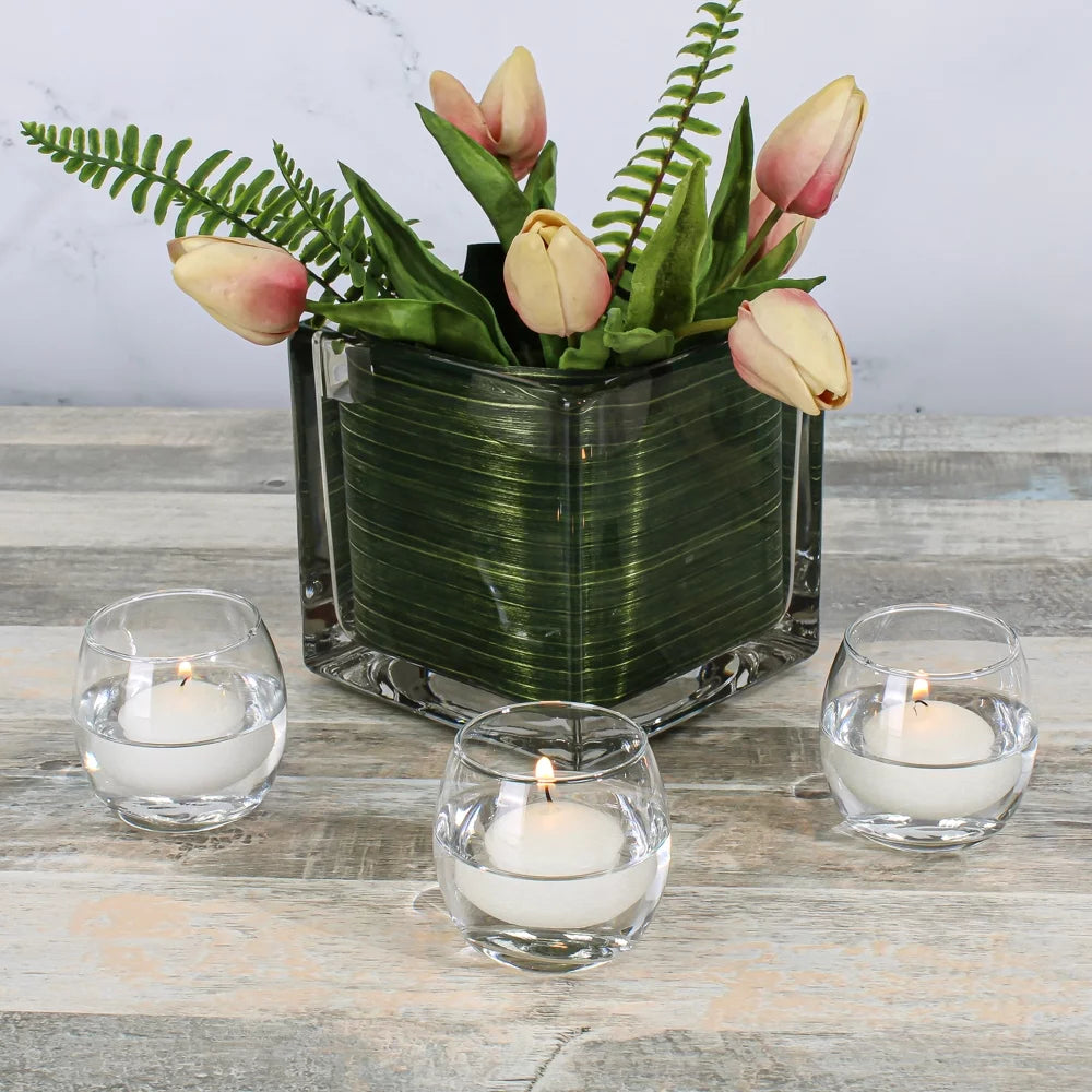 Set of 12 Votive Candle Holder Hurricane H8170
