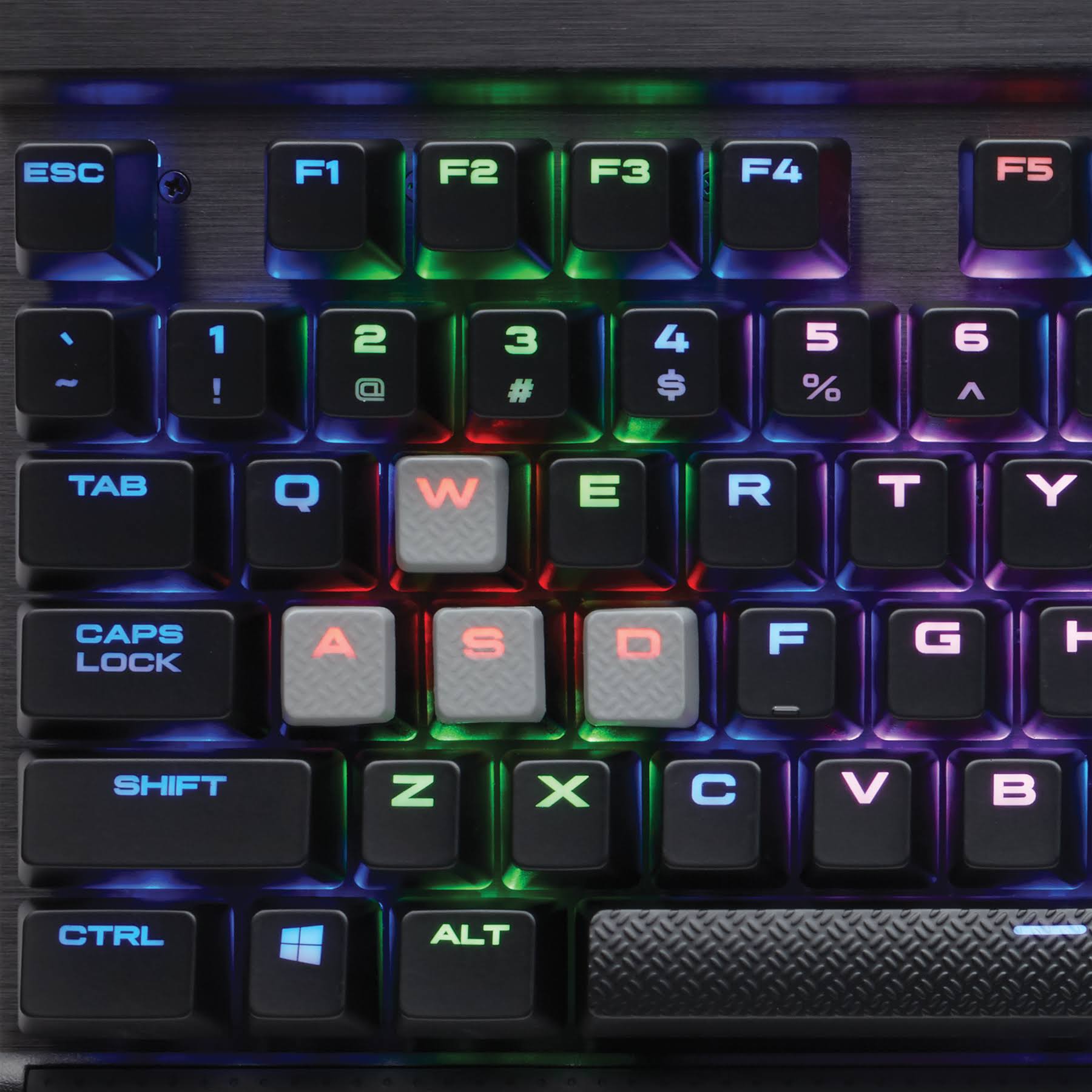 Compact Mechanical Gaming Keyboard with Cherry MX Speed RGB J408573