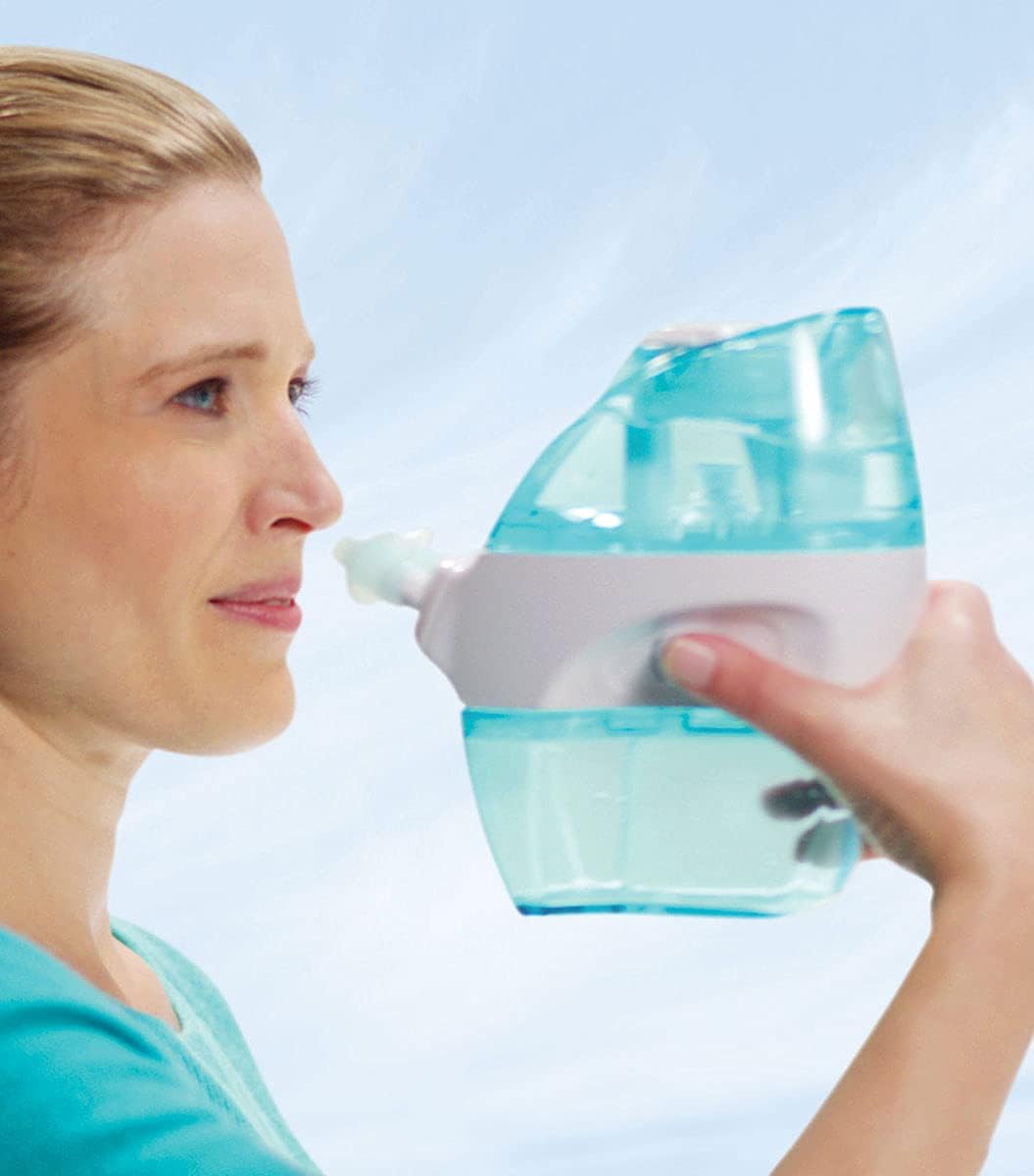 Nasal Irrigation System with 30 SaltPods and Black Travel Case C422