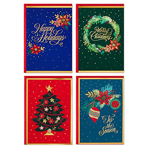 40 Cards and Envelopes Boxed Christmas Cards E670