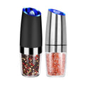 2 Pcs Electric Salt and Pepper Grinder Set Battery Operated Stainless Steel G568677