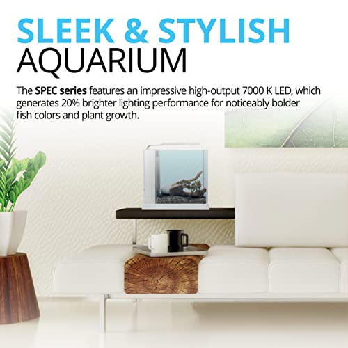 Freshwater Aquarium Kit with LED Lighting and 3-Stage Filtration V59672